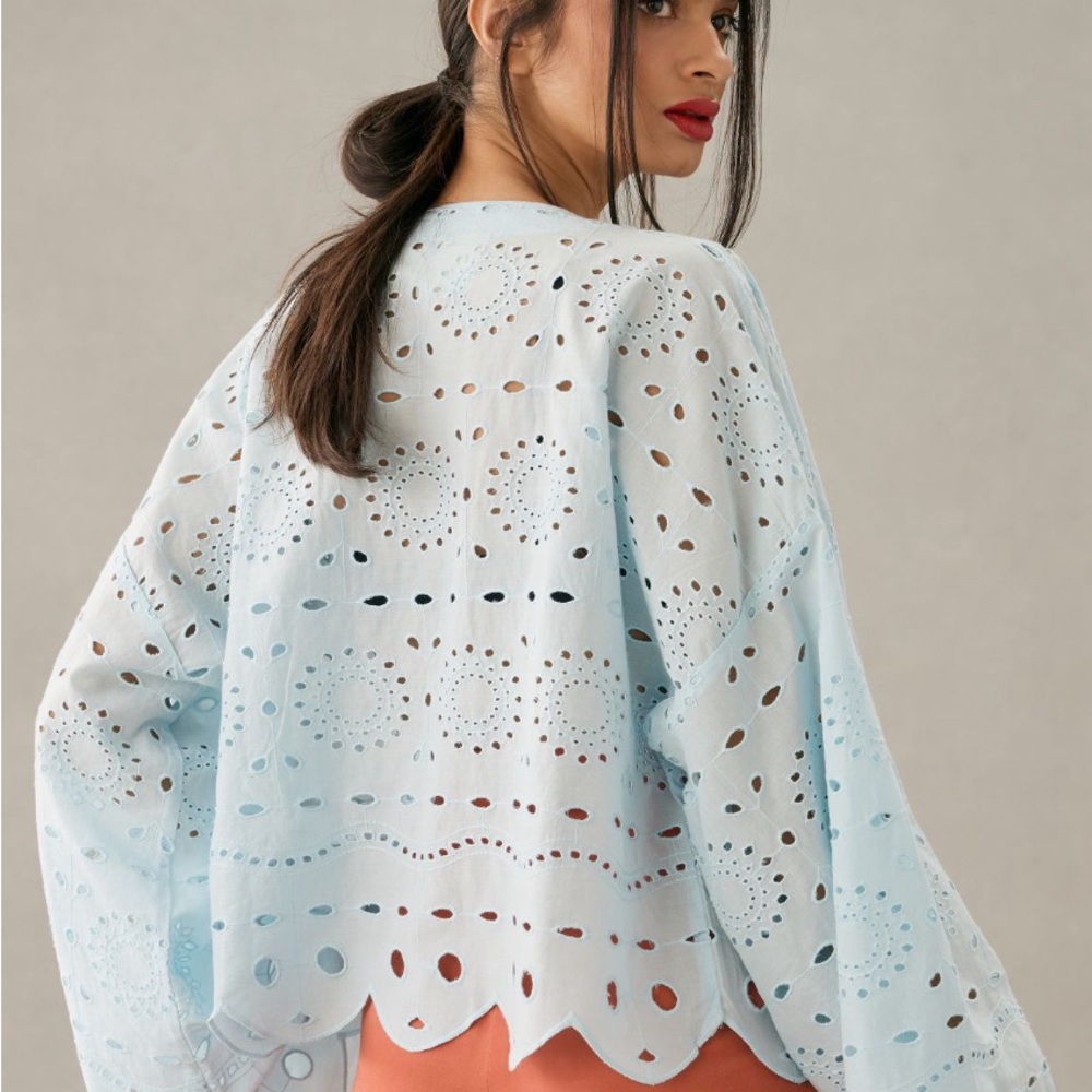 Anthro kimono top